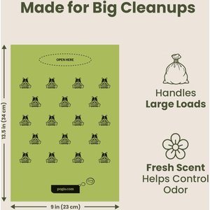 Pogi's Pet Supplies with 15 Waste Bags Dog Poop Bag Dispenser, Fresh Scented