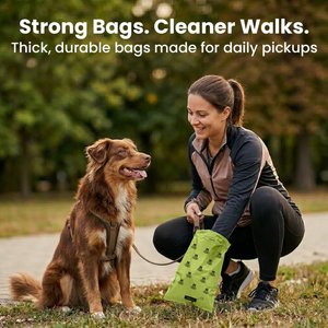 Pogi's Pet Supplies with 15 Waste Bags Dog Poop Bag Dispenser, Fresh Scented