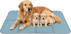Golopet Cooling Dog Crate Mat, Blue, X-Large: 47 x 30-in