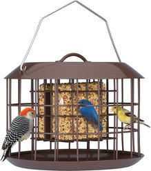 Kingsyard Squirrel Proof Bird Suet Feeder, Brown