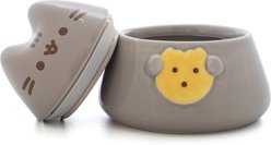 CultureFly Molded Cookie Food Storage Cat Treat Jar, 24-oz slide 2 of 2