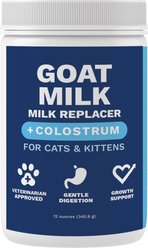 Under the Weather Immune Support Milk Replacer Goat Milk & Colostrum Flavored Powdered Milk Supplement for Cats, 12-oz