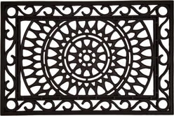 Calloway Mills Sungate Rubber Outdoor Doormat, Black, 18 x 30-in