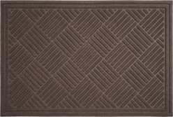 Calloway Mills Chess Ribbed Outdoor Doormat, 24 x 36-in, Brown slide 1 of 3