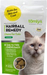Tomlyn Laxatone Hairball Control Chicken Flavored Chew Supplement for Cats, 60 count