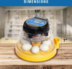 Brinsea Mini II EX Connect App-Driven Automatic 7 Chicken Egg Incubator, Yellow slide 2 of 9