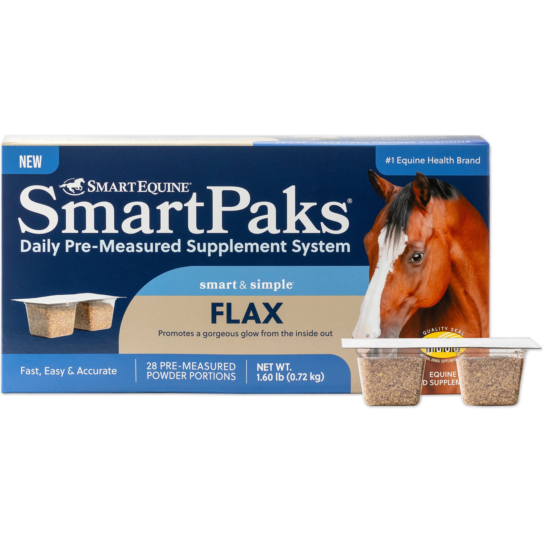 SmartPak Smart & Simple Flax SmartPaks Supplement for Horses