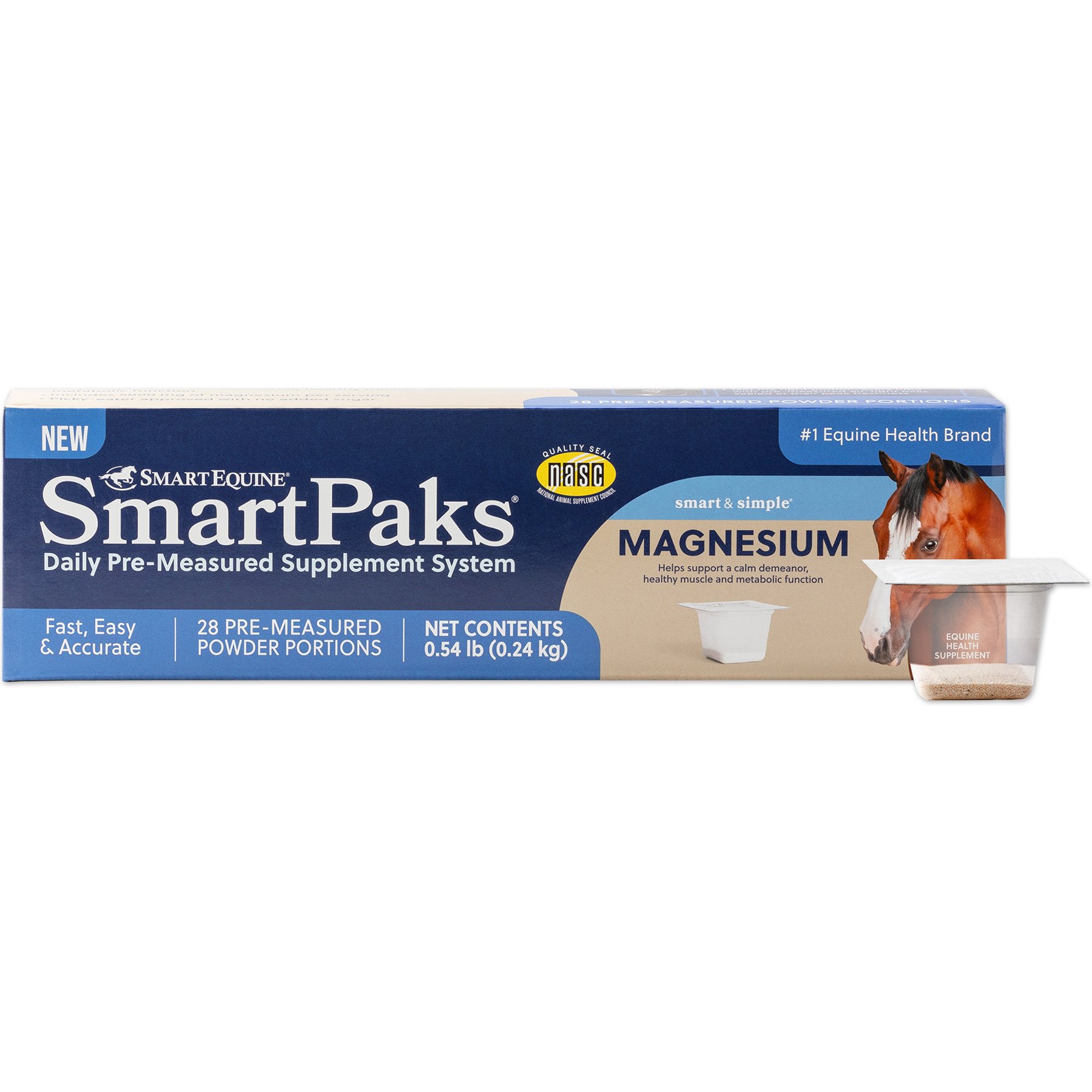SmartPak Smart & Simple Magnesium SmartPaks Supplement for Horses