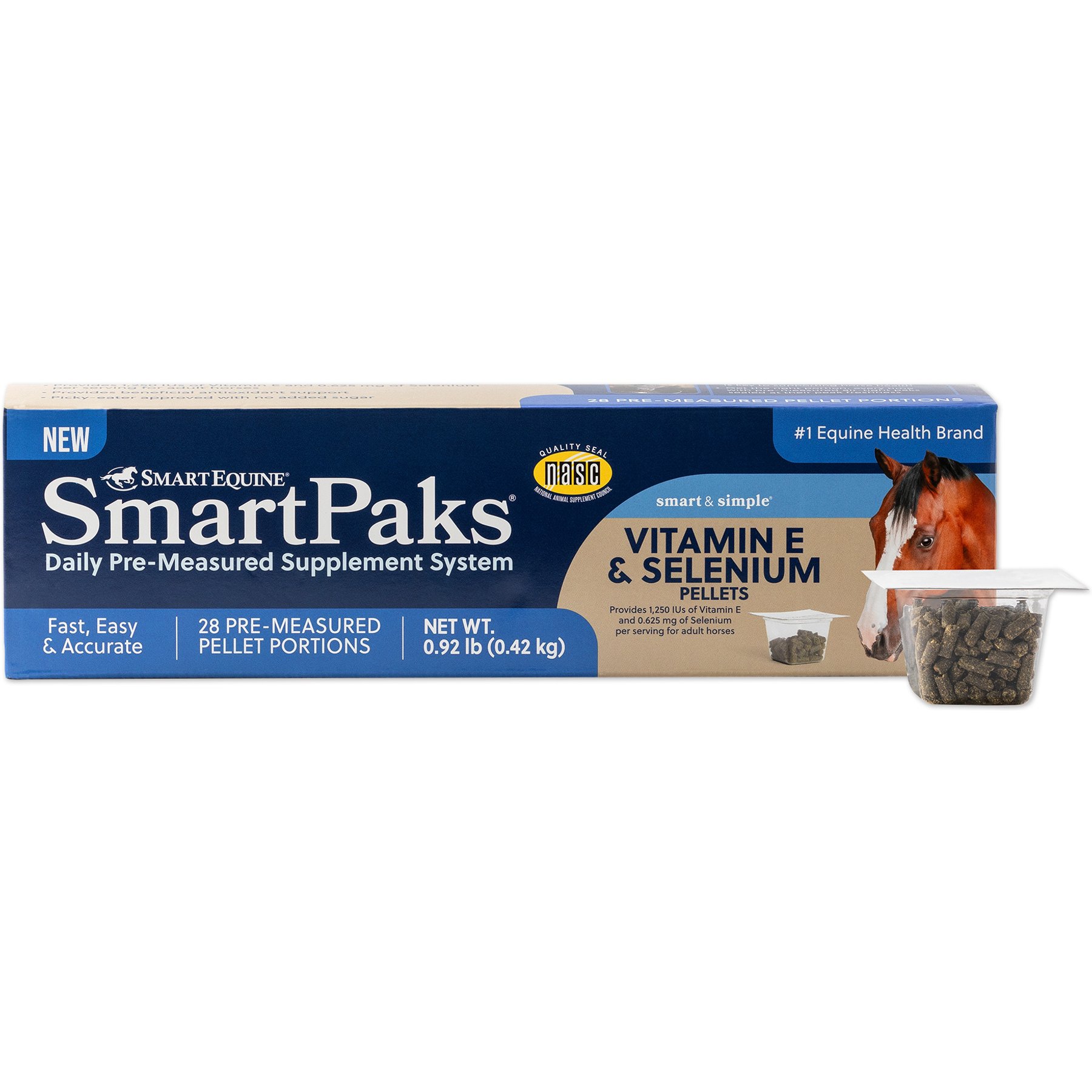 SmartPak Smart & Simple Vitamin E & Selenium Pellets Supplement for Horses