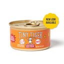 Tiny Tiger Kitten Pate Turkey Recipe Grain-Free Canned Cat Food, 3-oz can (NEW LOOK AVAILABLE), 3-oz can, case of 24