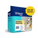 Frisco Medium Dog Training & Potty Pads (NEW LOOK AVAILABLE), 21 x 21-in, Unscented, 100 count