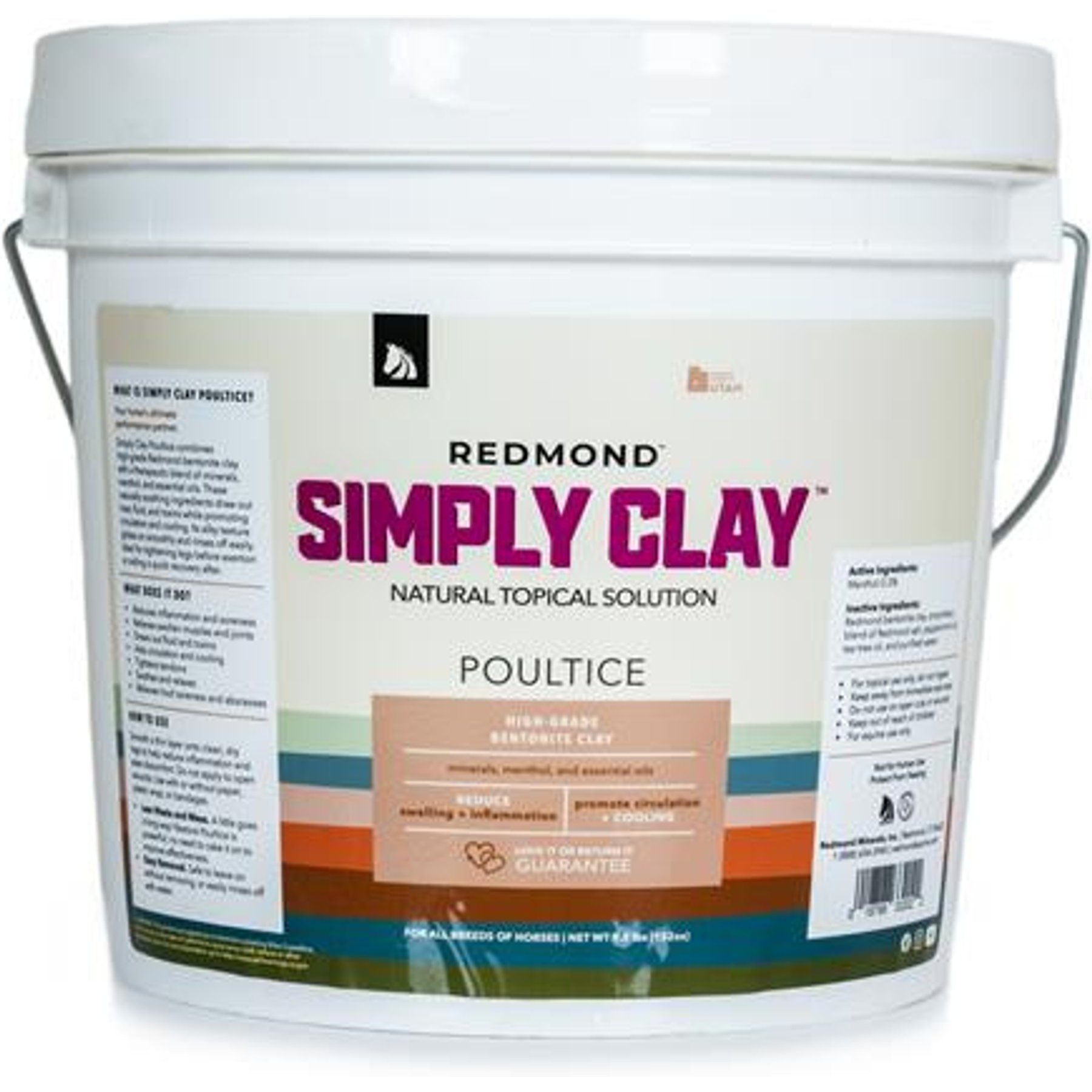 Redmond Simply Clay Horse Poultice, 9.5-lb bucket
