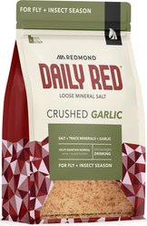 Redmond Daily Red Crushed Garlic Mineral Supplement for Horses, 5-lb pouch
