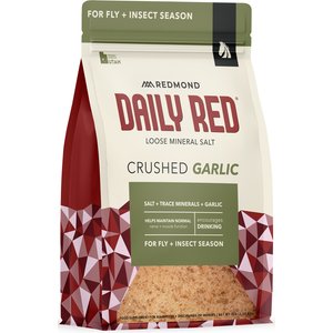 Redmond Daily Red Crushed Garlic Mineral Supplement for Horses, 5-lb pouch