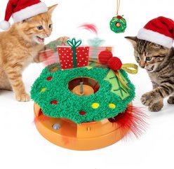 Migipaws Interactive Sensor-Activated Christmas Cat Toy