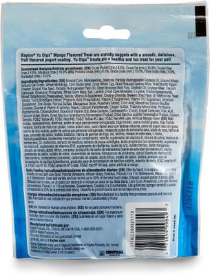 Show full view: Kaytee Fiesta Mango Flavored Yogurt Dipped Large Hookbill Bird Treats, 3.5-oz bag slide 4 of 4