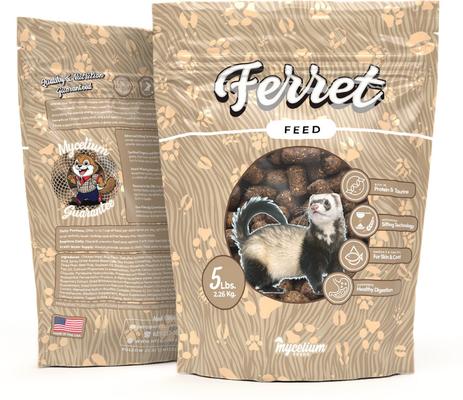 Show full view: Mycelium Feeds Pellets Ferret Food, 5-lb bag slide 2 of 8