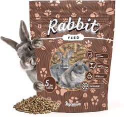 Mycelium Feeds Premium Pellets Rabbit Feed, 5-lb bag