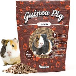 Mycelium Feeds Premium Pellets Guinea Pig Food, 5-lb bag