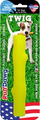 Ruff Dawg Twig Dog Toy, Yellow, Small