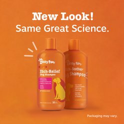 Zesty Paws Itch Soother Dog Shampoo with Oatmeal & Aloe Vera, for Skin Moisture & Shiny Coats, Vanilla Bean Scent, 16-fl oz bottle slide 2 of 9
