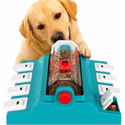 KADTC KADTC Beer Barrel Puzzle Feeder Dog Toy, Green