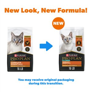 Purina Pro Plan Chicken & Rice Formula with Probiotics High Protein Cat Food, 16-lb bag