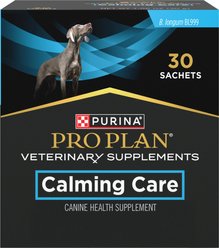 Purina Pro Plan Veterinary Diets Calming Care Liver Flavored Powder Calming Supplement for Dogs, 30 count