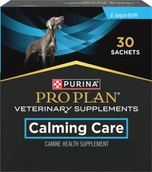 Purina Pro Plan Veterinary Diets Calming Care Liver Flavored Powder Calming Supplement for Dogs, 30 count