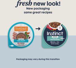 Instinct Minced Cups Real Tuna Recipe in Savory Gravy Wet Cat Food, 3.5-oz cup, case of 12 slide 2 of 9