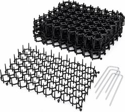 NonoPets Humane Cat Repellent Scat Mat, Black, 15 count