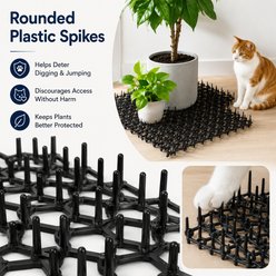 NonoPets Humane Cat Repellent Scat Mat, Black, 15 count slide 2 of 9