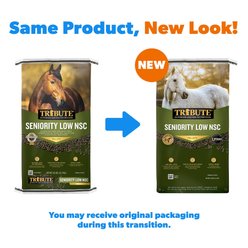 Tribute Equine Nutrition Seniority Low NSC Pellet for All Horses, 50-lb bag slide 2 of 7