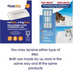 Cat Mate Replacement Filter Cartridges for Cat Mate Fountains, 6 count slide 2 of 3