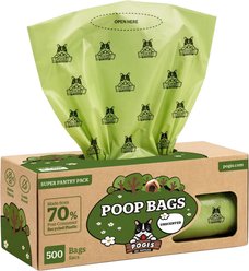 Pogi's Pet Supplies Leak Proof Pantry Pack Poop Bags, Large, Unscented, 500 count