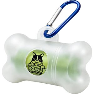 Pogi's Pet Supplies with 15 Waste Bags Dog Poop Bag Dispenser, Fresh Scented