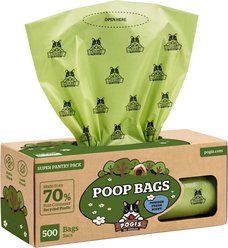 Pogi's Pet Supplies Leak Proof Pantry Pack Poop Bags, Large, Scented, 500 count