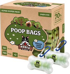 Pogi's Pet Supplies Leak Proof & Extra Thick Poop Bags, Scented, 750 count slide 1 of 8