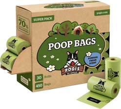 Pogi's Pet Supplies Leak Proof & Extra Thick Poop Bags, Scented, 450 count