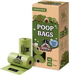 Pogi's Pet Supplies Leak Proof & Extra Thick Poop Bags, Scented, 150 count