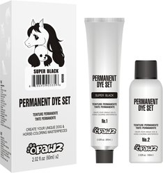 OPAWZ Permanent Dog Hair Dye, Super Black, 2.02-fl oz bottle