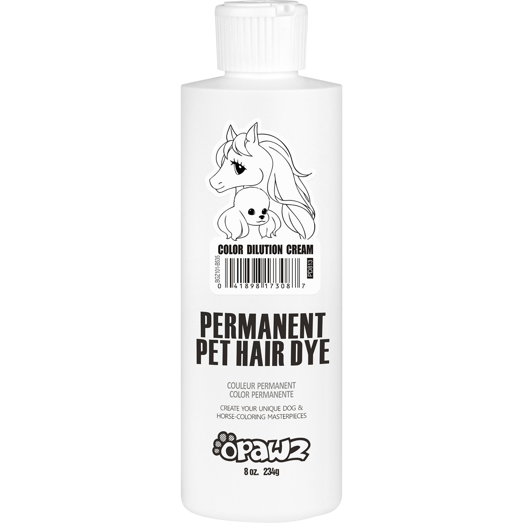 OPAWZ Permanent Dog Dilution Cream, 8-fl oz bottle