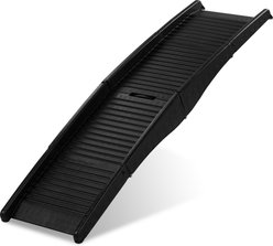 Winado Folding Collapsible Dog Ramp with Handle, Black, 60-in
