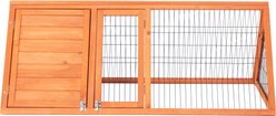 Winado Triangular Natural Fir Wood Construction Wire Mesh Hutch Poultry Coop, 50-in slide 2 of 6