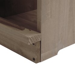 Winado Wooden Flat Top 2-Story & 3-Compartment Poultry Feeder, Gray slide 2 of 9