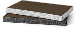 Kensie Reversible Cat Scratch Boards with Natural Catnip, 2 count, Black/White