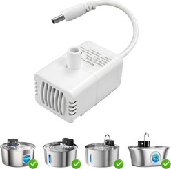 Casfuy Ultra-Quiet Cat Water Fountain Replacement Pump for PWL-003, 008, 009 & 300B