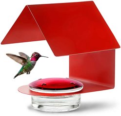 Mosaic Birds The Cottage HummingBird Feeder, 3.4-oz, Red