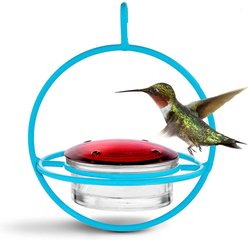 Mosaic Birds Hummble Bold Wild Bird Feeder, Aqua