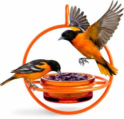 Mosaic Birds Hummble Basic Bird Feeder, Orange